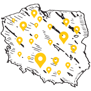 Mapa dostaw Husaria